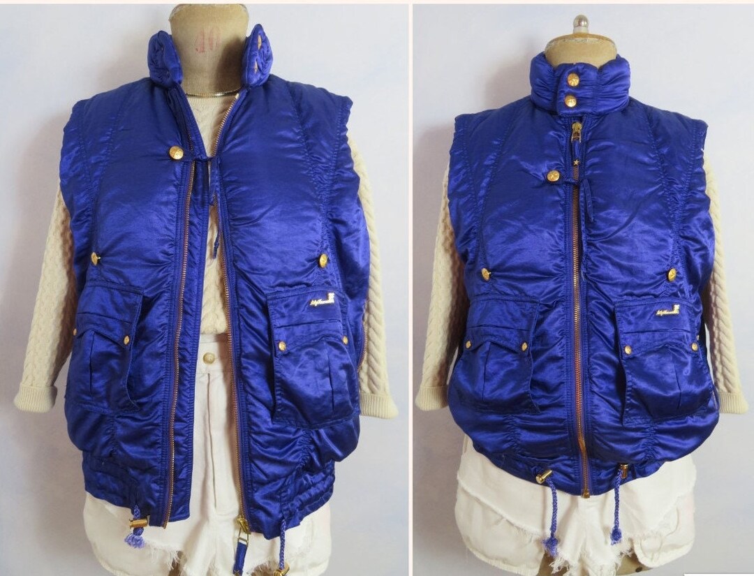 Blouson Rétro Oversized Années 80 Lily Farouche - Taille 40 - Noir - Occasion En Excellent état