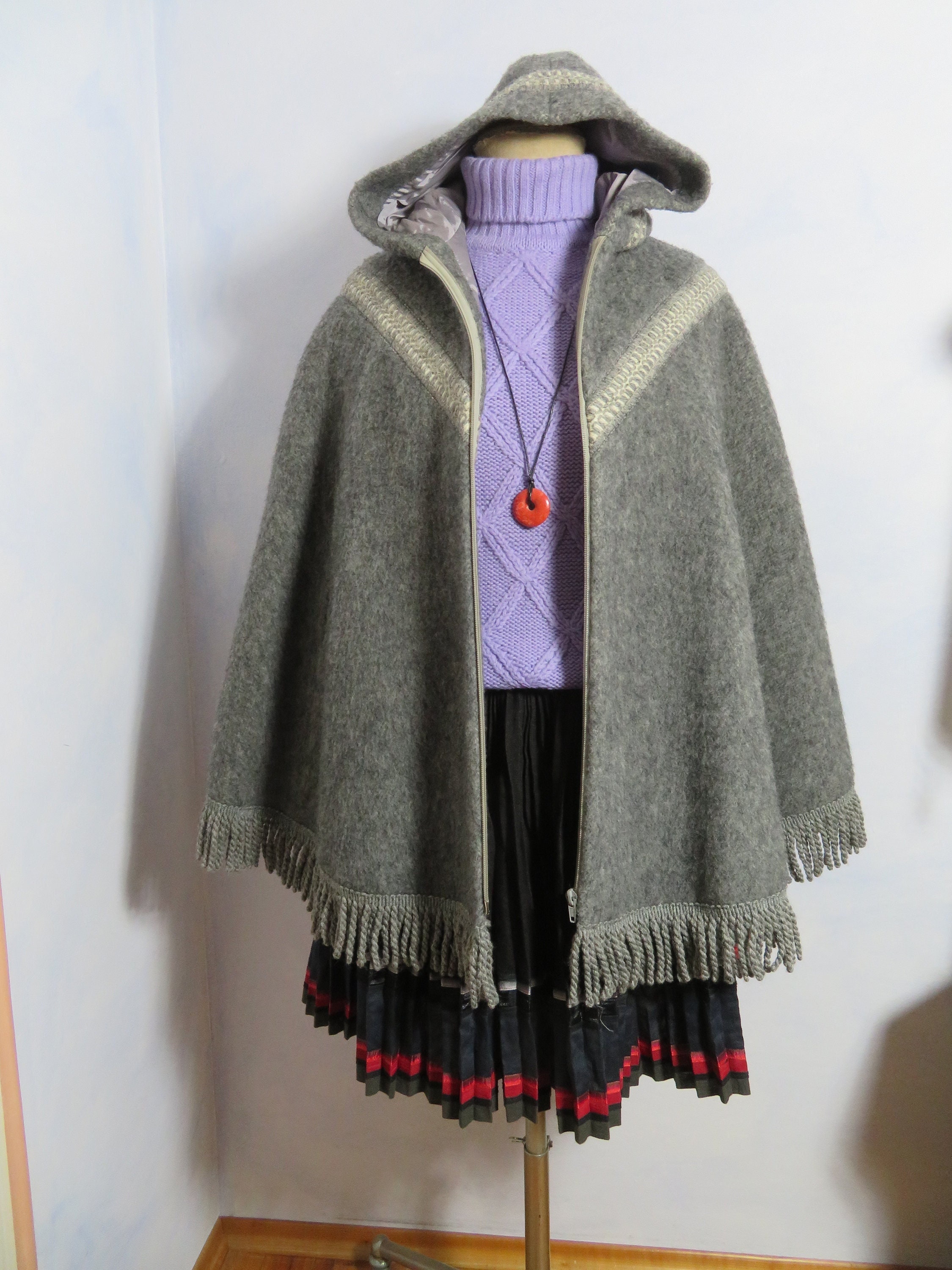 Nordic Poncho - Etsy Australia