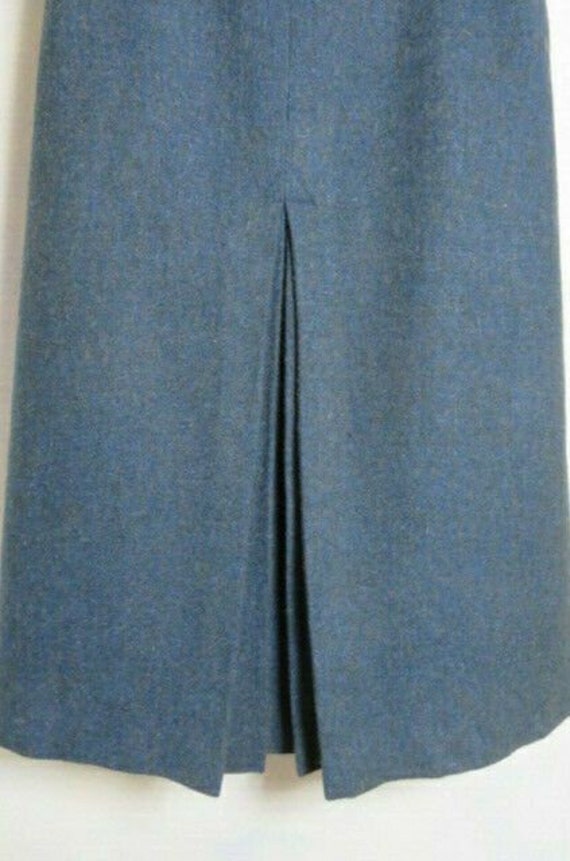 80s iBlues di MAX MARA Wool Skirt High Waist Jean… - image 5