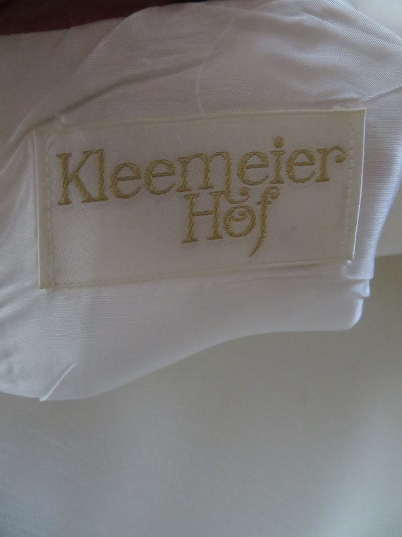 Ivory Puff Sleeve Bridal Dress from German Kleeme… - image 7