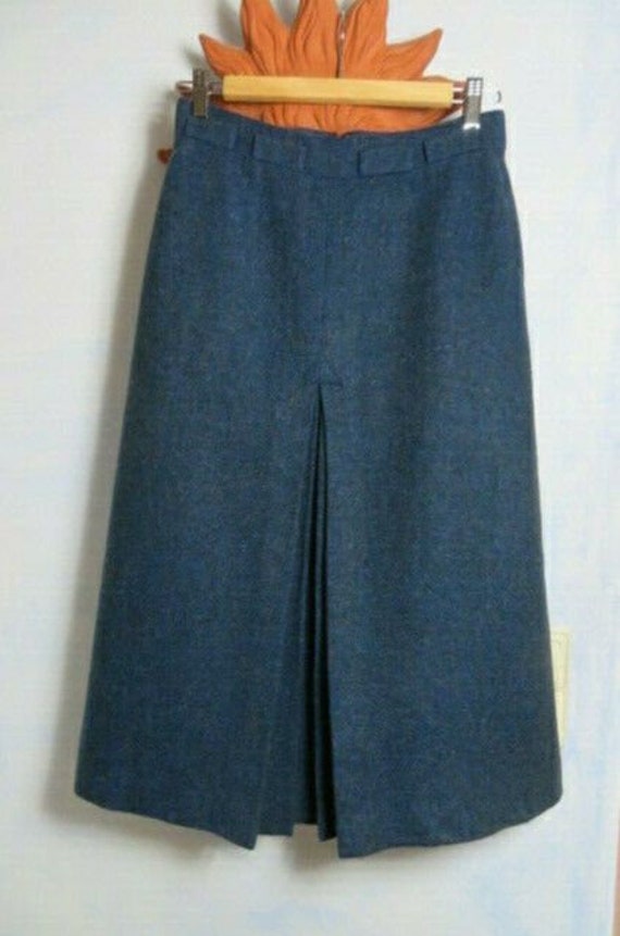 80s iBlues di MAX MARA Wool Skirt High Waist Jean… - image 3