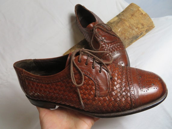 Woven brogues deals