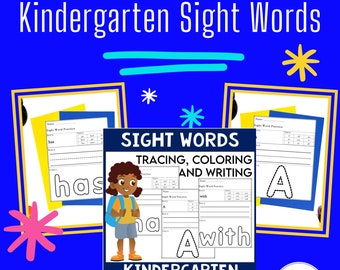 EL Education Kindergarten 60+ Sight Word Worksheets | Practice Spelling and Phonics
