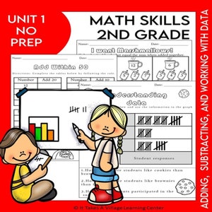 IM Grade 2 Math™  Addition and Subtraction up to 50 Worksheets for Kids Activities Sheet