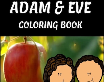 Adam and Eve Coloring Book - Plus Cain and Abel - Bible Activities for Sunday School and Children's Church