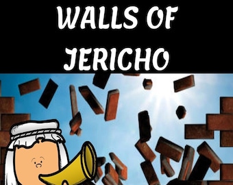 Josué y la batalla de Jericó: Libro para colorear: Actividad para la escuela dominical