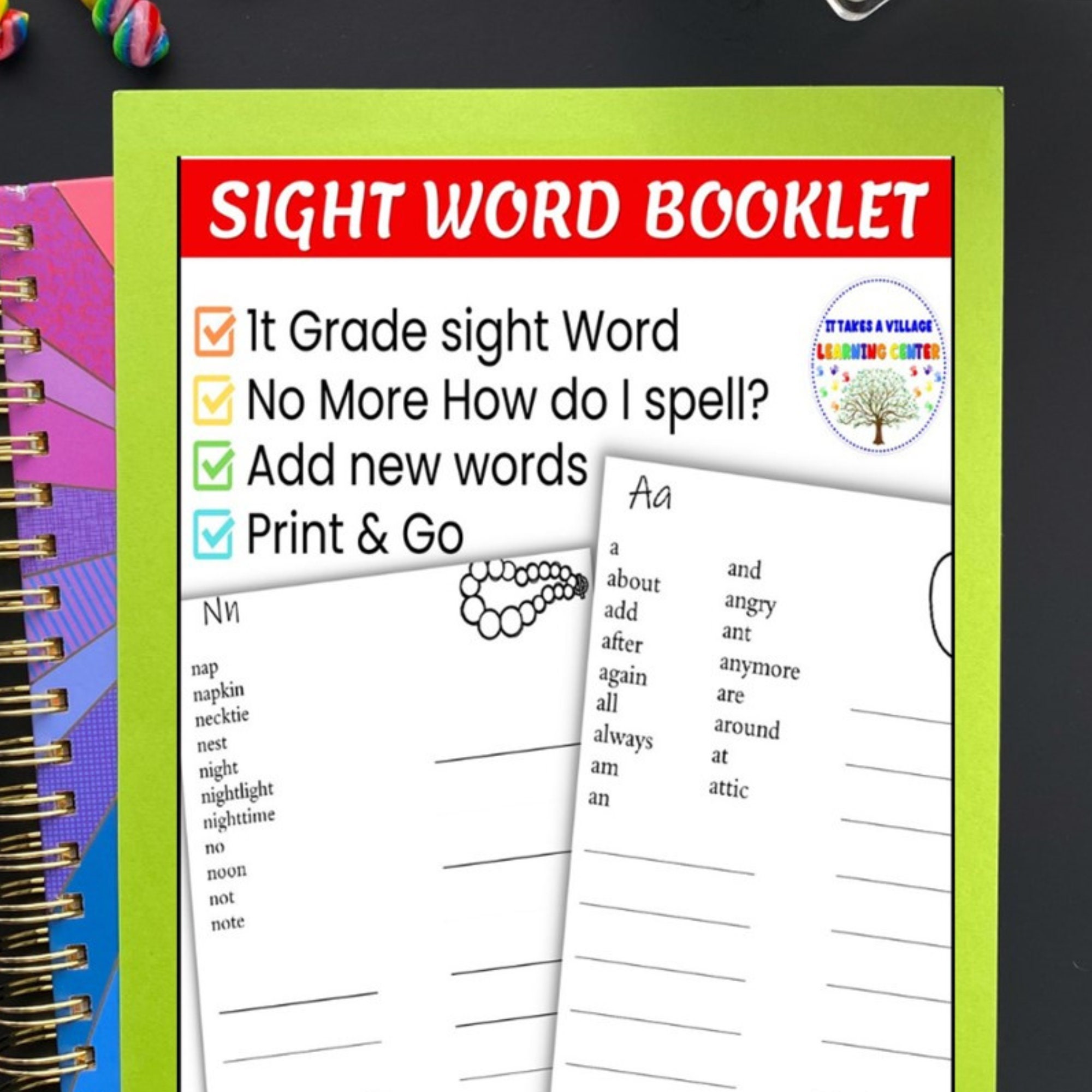 Sight Words Printable First Grade Worksheets First Grade Sight Words - Etsy