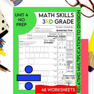 Boost 3rd Grade Math Skills: Multiplication & Division Worksheets | Engaging Extra Practice for Elementary Students