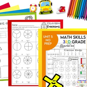 IM Grade 3 Math™ Printable Fractions Worksheets for 3rd Grade Math Homework & Assessment Teacher Resources Learn Fractions Number Line