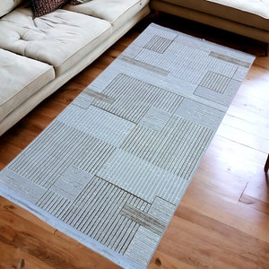 Washable Non Slip Custom Thin Runner Rug for Stair Kitchen Hallway Bathroom Living Room, Cool Rugs