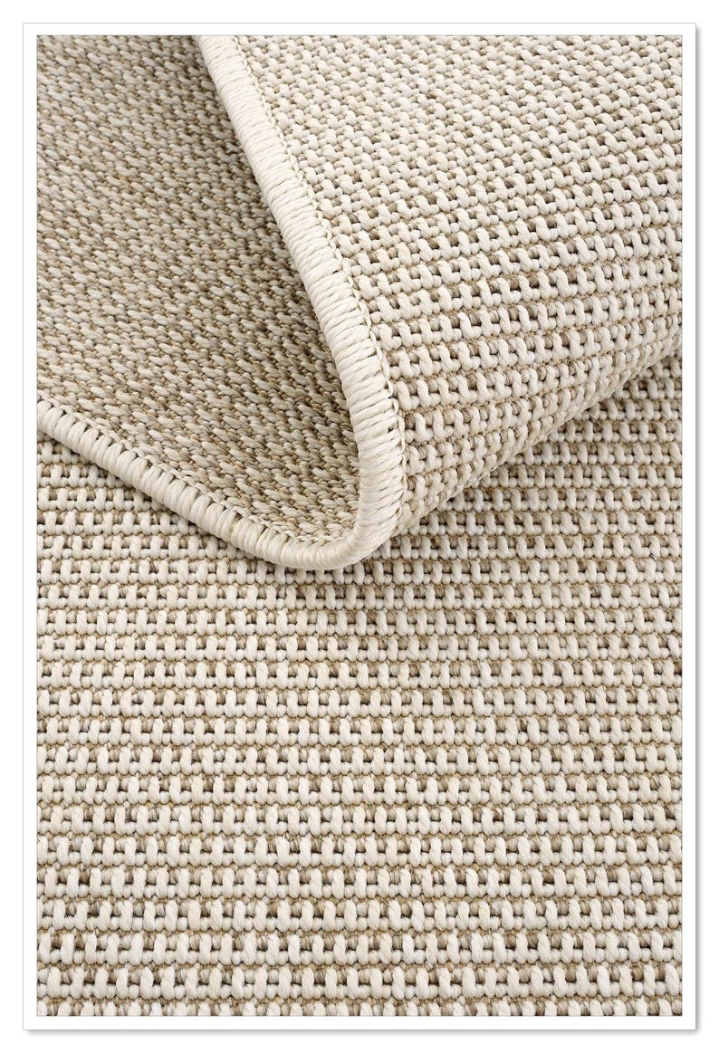 Elegant Custom Jute Sisal Cool Rug Runner for Hallway Kitchen Stair