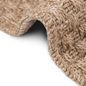 Custom Rug Runner made Jute Sisal and Cotton, Cut-To-Size Carpet, Home Decor, 016a