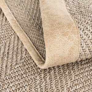 Op maat gemaakt vloerkleed van sisaljute voor woondecoratie | Gangloper VISGRAAT | Gratis verzending | Coole vloerkleden