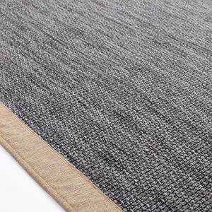 Gray Sisal Jute Rug: Custom Non-Slip Hallway Runner