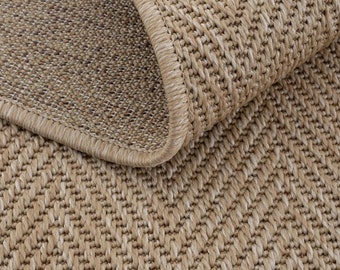 Cool Custom Jute Rugs Runner for Hallway Kitchen Stair, Sisal MARY Herringbone  Bedroom Aesthetic, Home Decor