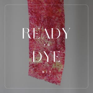 Ready to Dye - Natural dye kit - Magenda color