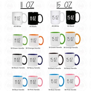 Custom Mug Options
