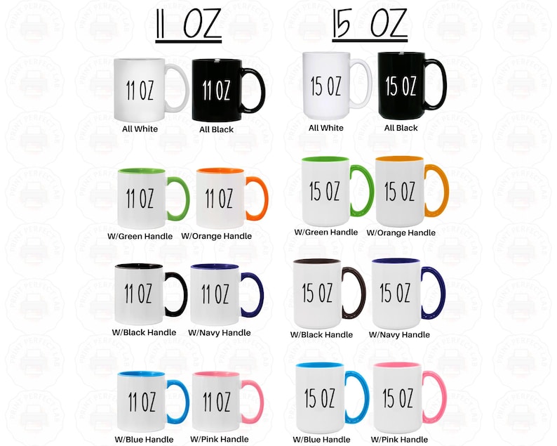 Custom Mug Options