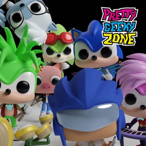 Custom Sonic the Hedgehog Funkos Set 6 - Sonic Underground Tangle Scourge Sonic Man!