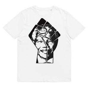 NELSON MANDELA TEE | Organic Cotton Shirt | Handmade Mandela Tee | Mandela Effect Shirt | High Quality Mandela Medium Fit Tee Shirt
