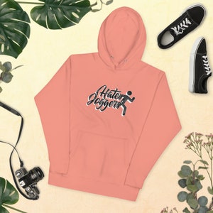 AESTHETIC HOODIE | Hate Joggers Hoodie | Softest Hoodie | Cool Design Hoodie | Versatile Unisex Fashionable Lightweight3 Panel Hood Hoodie