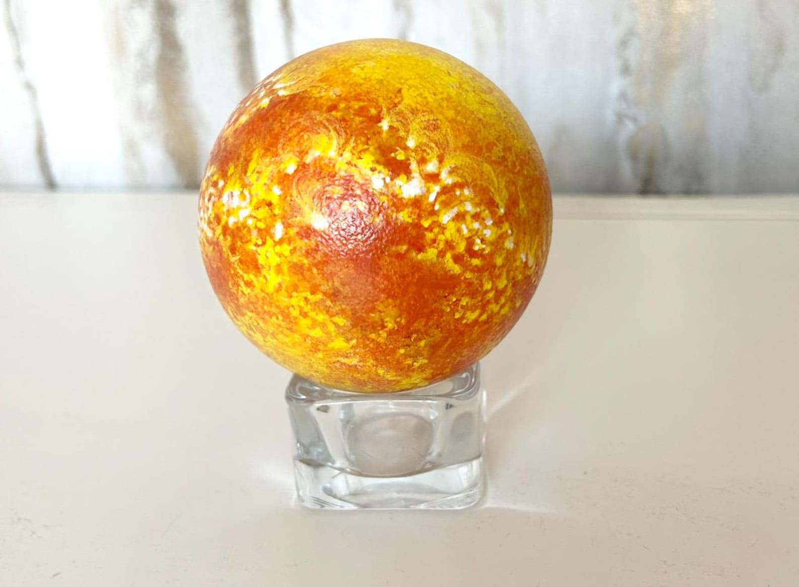 Hand-painted Planet Sphere - 3 Inch Wooden Solar System Decor - Etsy