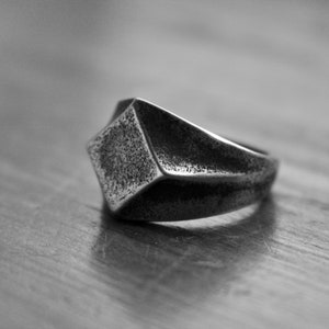 Antique Rhombus Signet Ring