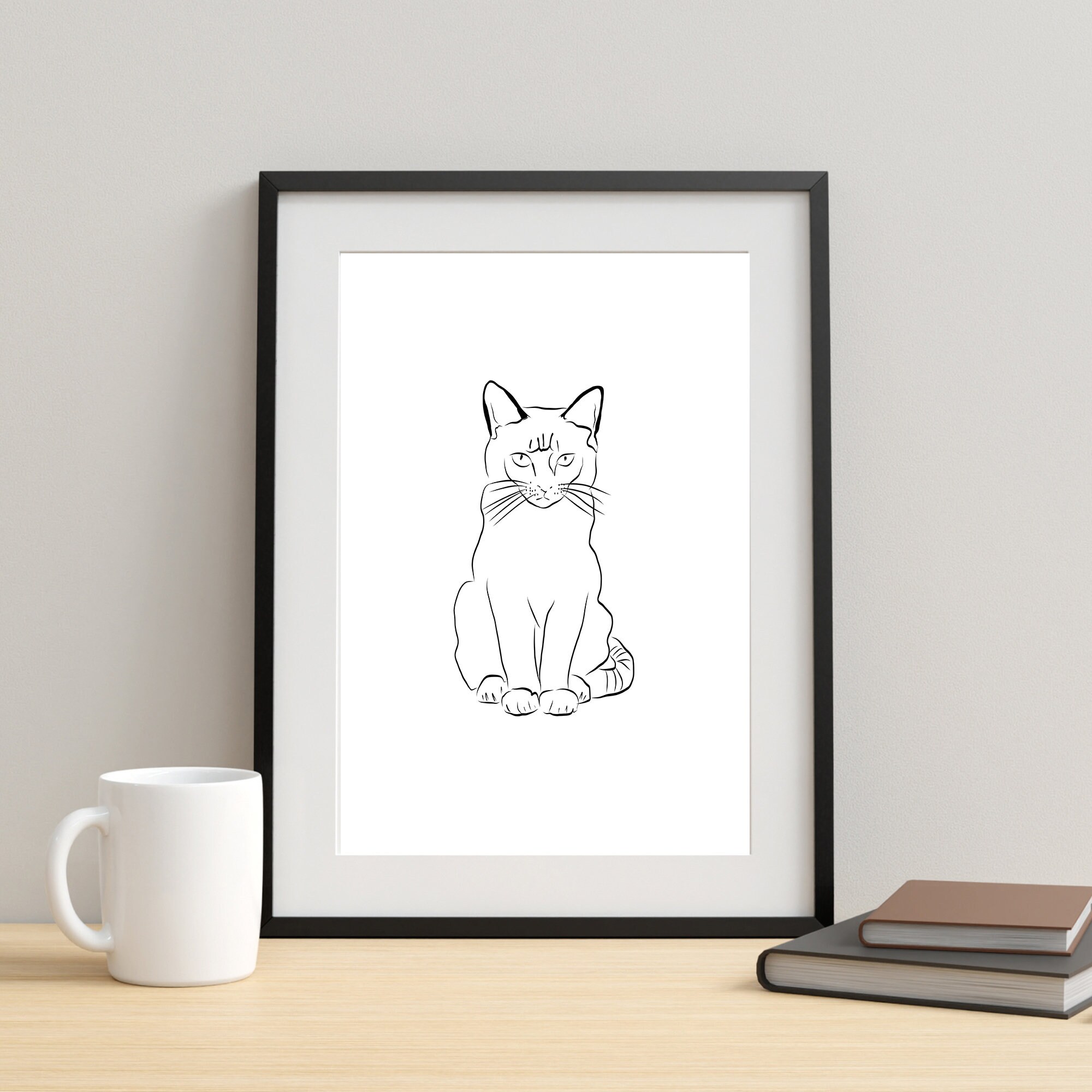 Siamese Cat Printable Card Cat Cards Siamese Cats - Etsy Australia