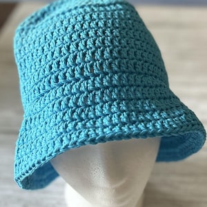 crochet cotton bucket hat