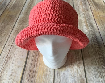 crochet cotton bucket hat