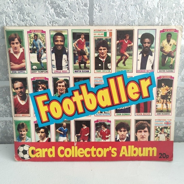 TOPPS Footballer Card Collectors Album 1981 Complete / Very Rare