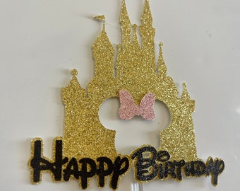 Disney Castle  Cake Topper