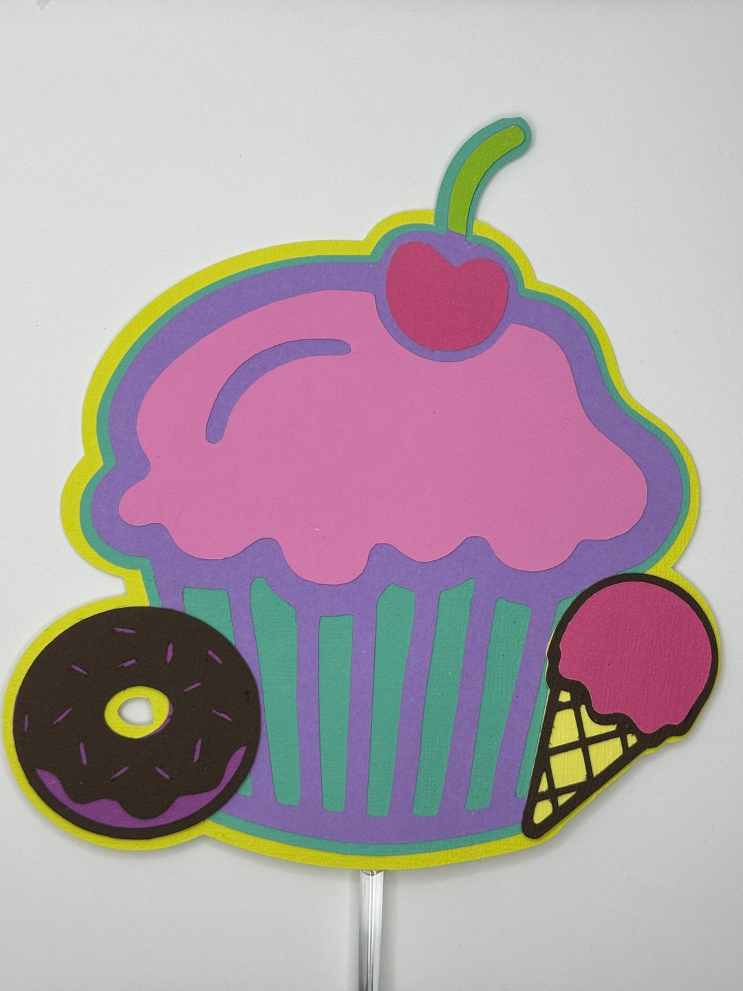 Candyland, Candy Cake Topper, Personalized Cake Topper, Donut Cake Topper. Etsy