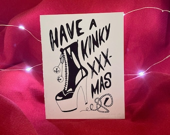 Kinky Christmas Card | Etsy
