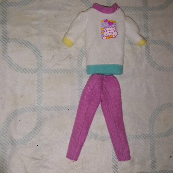 Barbie 1994 Baby Sitter Skipper Pants And Shirt