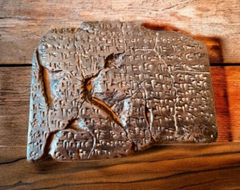 Ancient Kadesh Treaty Artifact, Ancient City of Hattusa Archaeological Artifact Replica, Ancient Kadesh Treaty Replica