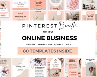 80 Readymade Editable Pinterest Templates | PinterestPins | SocialMediatemplates