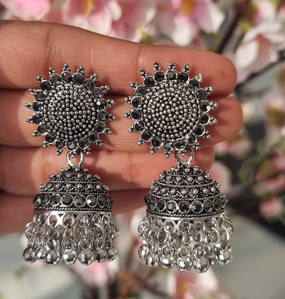 Etsy jhumka earrings discount