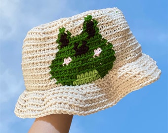 CROCHET HAT PATTERN | Frog Print Hat