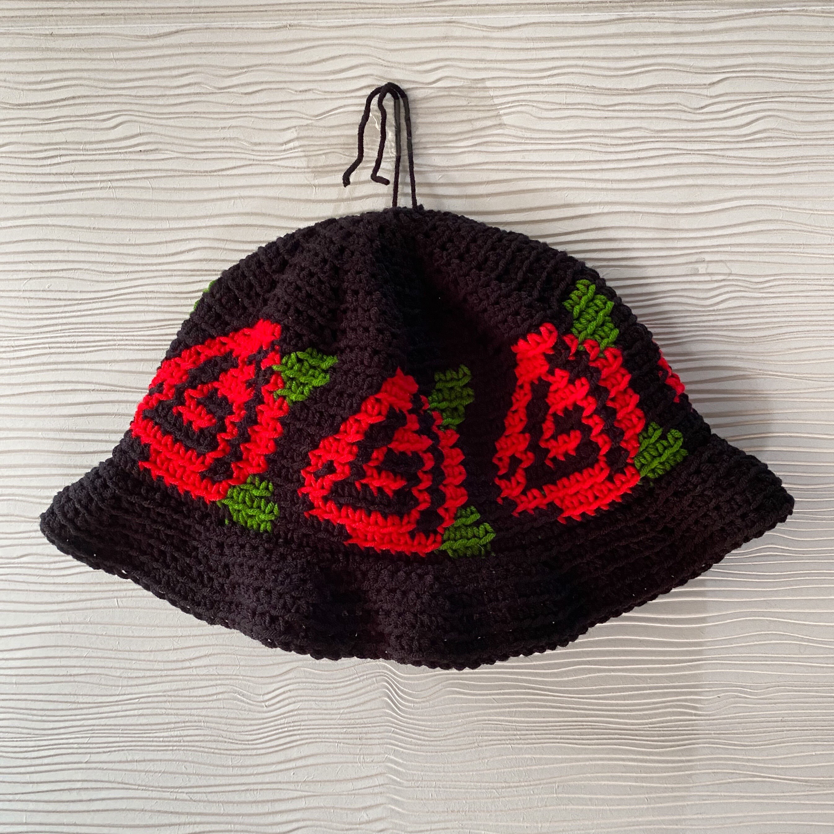 Rose Hat Pattern CROCHET HAT PATTERN | Roses Print Hat - Etsy