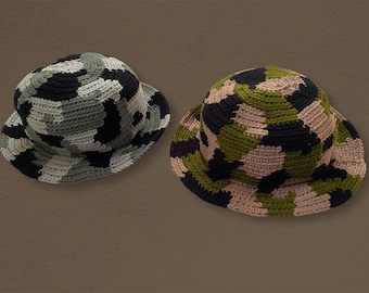 HÄKELANLEITUNG | Camo Print Hut