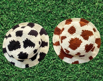 CROCHET HAT PATTERN | Cow Print Hat