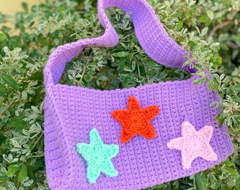 CROCHET BAG PATTERN | Star Baguette Bag