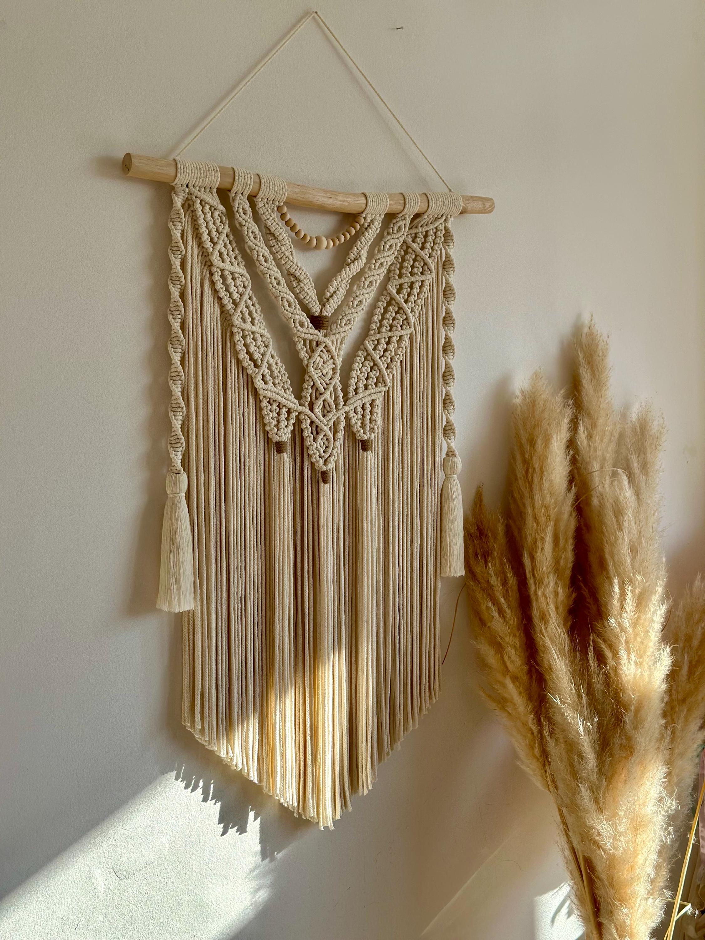 CHLOE Macrame Wall Hanging, Handmade Boho Wall Decor, Home Decor