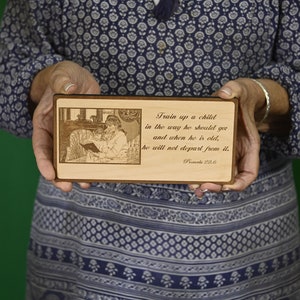 Train up a child Proverbs 22:6 5x7 Plaque