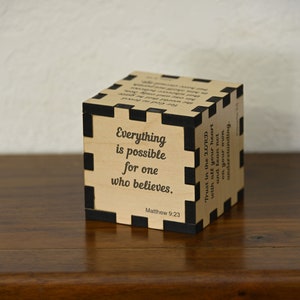 3 Inch Bible Cube
