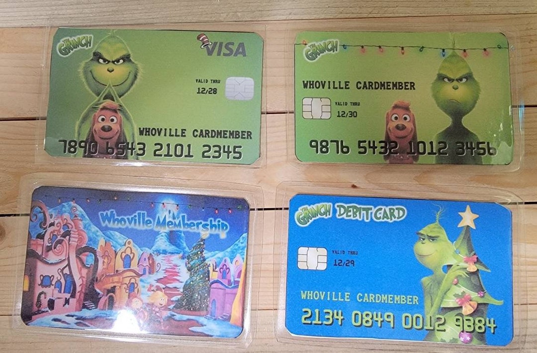 Pretend Credit Card for Kids Etsy