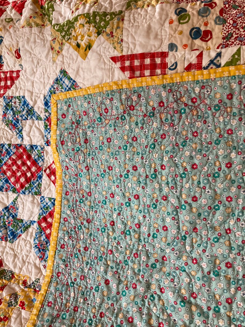 VINTAGE SAMPLER QUILT PATTERN visual data 8