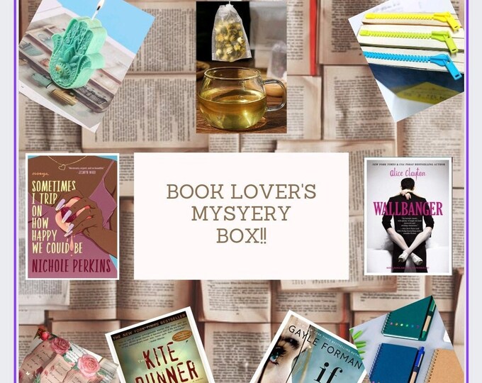 Book Lover's Mystery Box, Adult Book Mystery Box, Teen Book