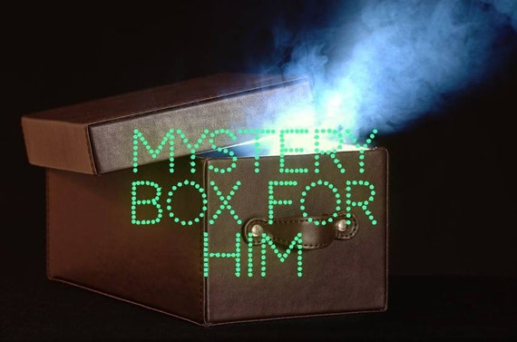 Mystery Box for Him Men's Birthday Box Men's Mystery Box Male